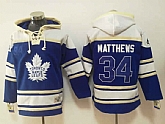 Toronto Maple Leafs #34 Auston Matthews Blue All Stitched Hooded Sweatshirt,baseball caps,new era cap wholesale,wholesale hats